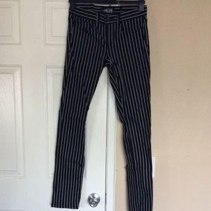 Pinstripe jeans